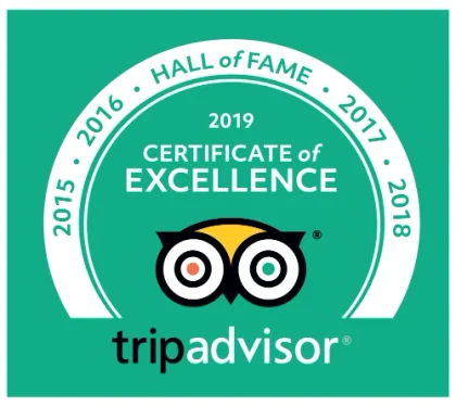 Tripadvisor Hall of Fame 2019